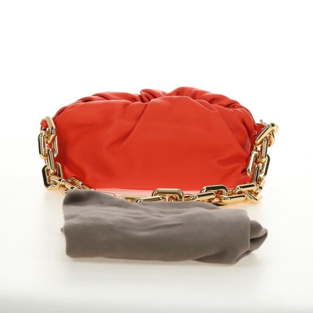 Bottega Veneta The Chain Pouch Shoulder Bag Orange